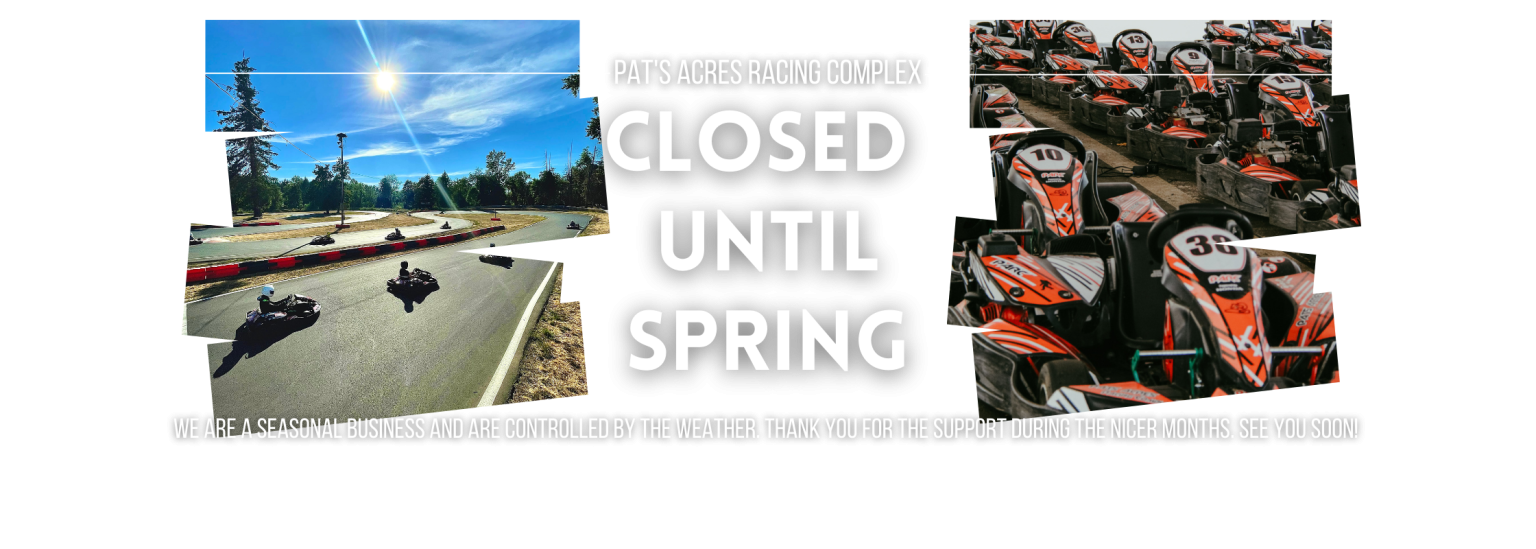 CORPORATE / GROUP RATES Pat's Acres Racing Complex